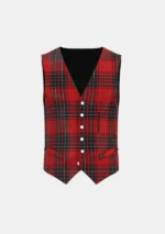 Wemyss Tartan Waistcoat Front