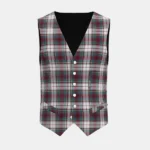 Whitehead E Tartan Waistcoat Front