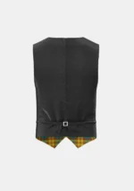 Wild Mustard Dreams Tartan Waistcoat Back