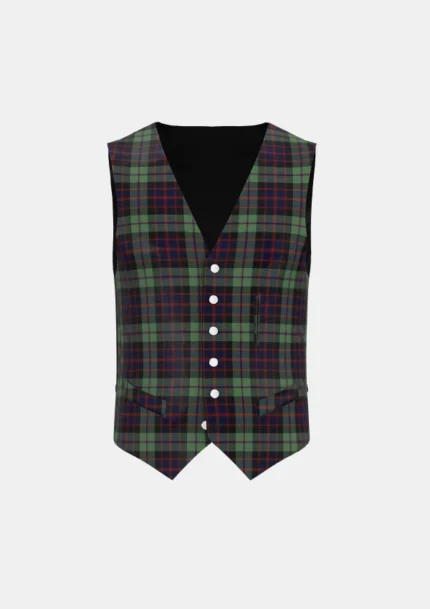 Williamson Tartan Waistcoat Front