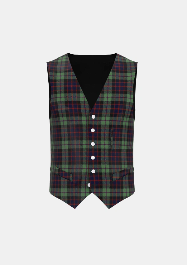 Williamson Tartan Waistcoat Front Williamson Tartan Waistcoat Front
