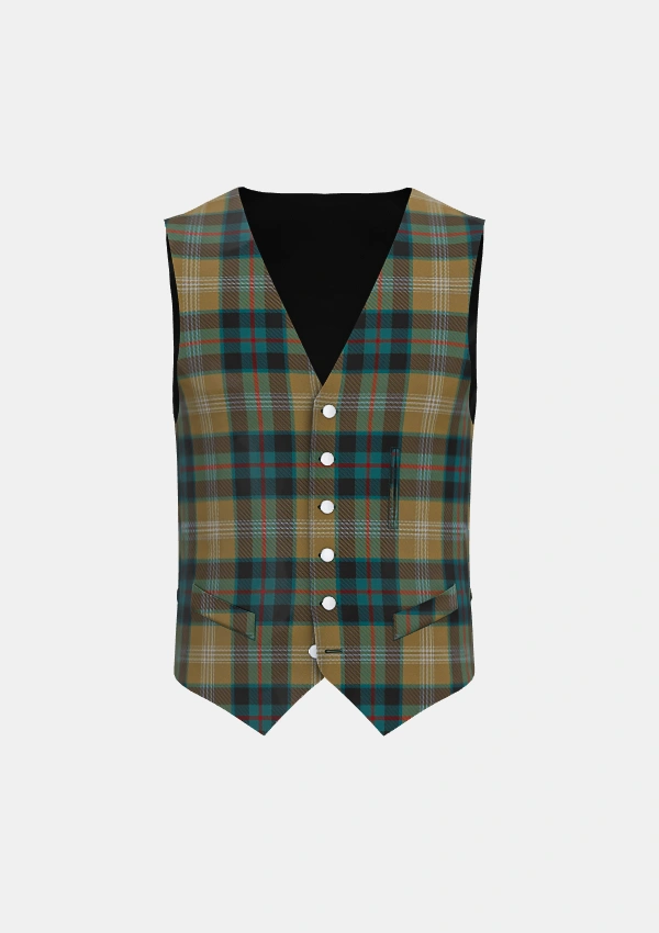 Windsor Tartan Waistcoat Front Windsor Tartan Waistcoat Front