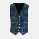 Wishart Hunting Tartan Waistcoat Front