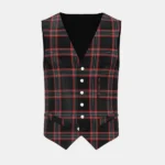 Witches of Scotland Tartan Waistcoat Front