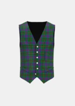 Wood Tartan Waistcoat Front