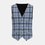 World Peace Tartan Waistcoat Front