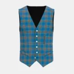 Wylie Tartan Waistcoat Front