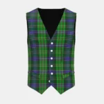 Young Melvina Tartan Waistcoat Front